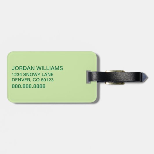 Dr. Seuss | Lorax - Geboren om groen te zijn Bagagelabel (Achterkant horizontaal)