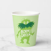 Dr. Seuss | Lorax - Geboren om groen te zijn Papieren Bekers (Achterkant)
