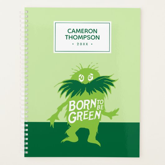 Dr. Seuss | Lorax - Geboren om groen te zijn Planner (Voorkant)