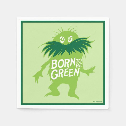 Dr. Seuss | Lorax - Geboren om groen te zijn Servet (Voorkant)