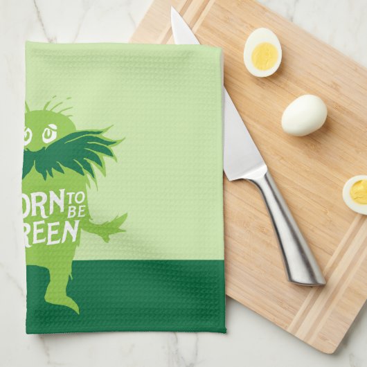 Dr. Seuss | Lorax - Geboren om groen te zijn Theedoek (Quarter Fold)