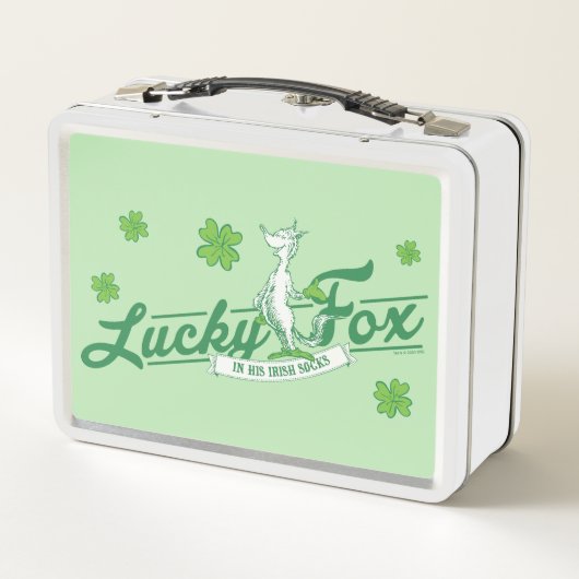 Dr. Seuss | Lucky Fox in zijn Ierse Sokken (Achterkant)