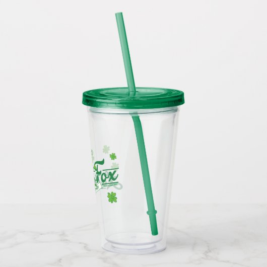 Dr. Seuss | Lucky Fox in zijn Ierse Sokken Acryl Drinkbeker (Links)