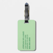 Dr. Seuss | Lucky Fox in zijn Ierse Sokken Bagagelabel (Achterkant verticaal)