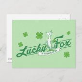 Dr. Seuss | Lucky Fox in zijn Ierse Sokken Briefkaart (Voorkant / Achterkant)