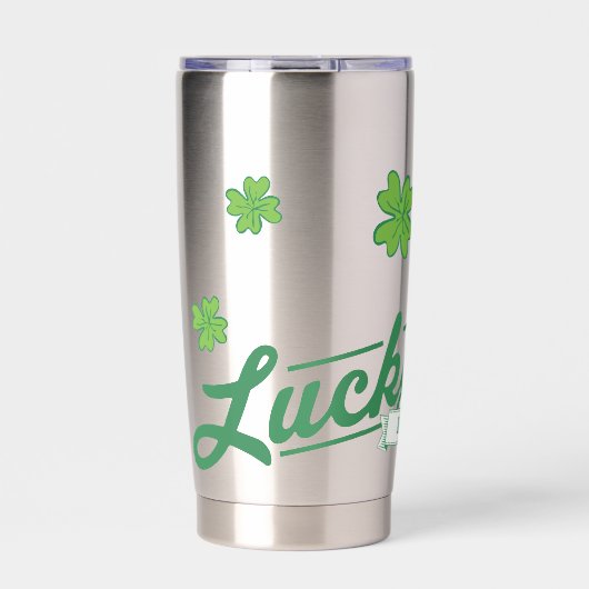 Dr. Seuss | Lucky Fox in zijn Ierse Sokken Geïsoleerde Drinkbeker (Voorkant)