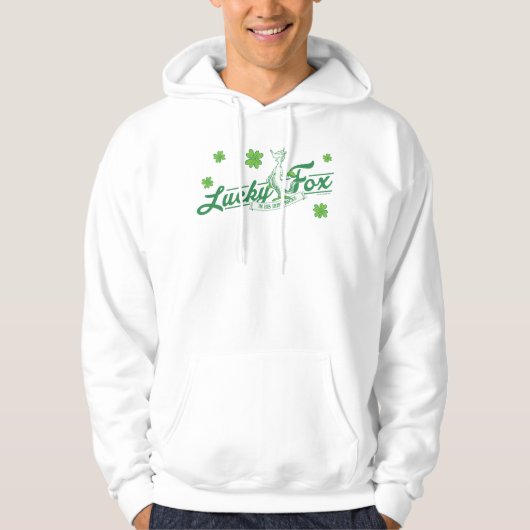 Dr. Seuss | Lucky Fox in zijn Ierse Sokken Hoodie (Voorkant)