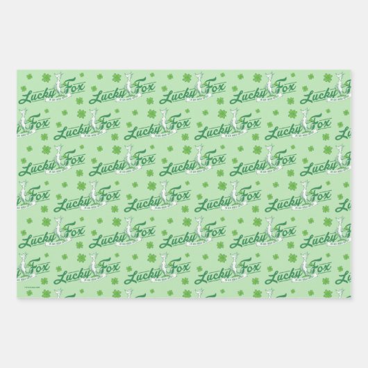 Dr. Seuss | Lucky Fox in zijn Ierse Sokken Inpakpapier Vel (Voorkant)