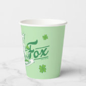 Dr. Seuss | Lucky Fox in zijn Ierse Sokken Papieren Bekers (Achterkant)