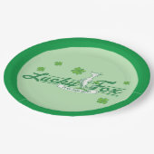 Dr. Seuss | Lucky Fox in zijn Ierse Sokken Papieren Bordje (Gekanteld)