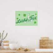 Dr. Seuss | Lucky Fox in zijn Ierse Sokken Poster (Keuken)