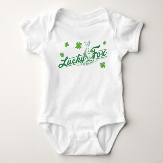 Dr. Seuss | Lucky Fox in zijn Ierse Sokken Romper (Voorkant)