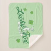 Dr. Seuss | Lucky Fox in zijn Ierse Sokken Sherpa Deken (Voorkant)