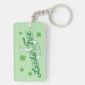 Dr. Seuss | Lucky Fox in zijn Ierse Sokken Sleutelhanger (achterkant)