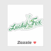 Dr. Seuss | Lucky Fox in zijn Ierse Sokken Sticker (Vel)