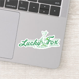 Dr. Seuss   Lucky Fox in zijn Ierse Sokken Sticker