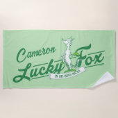 Dr. Seuss | Lucky Fox in zijn Ierse Sokken Strandlaken (Voorkant)