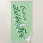 Dr. Seuss | Lucky Fox in zijn Ierse Sokken Strandlaken (Voorkant)