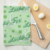 Dr. Seuss | Lucky Fox in zijn Ierse Sokken Theedoek (Quarter Fold)