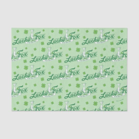 Dr. Seuss | Lucky Fox in zijn Ierse Sokken Tissuepapier (Voorkant)