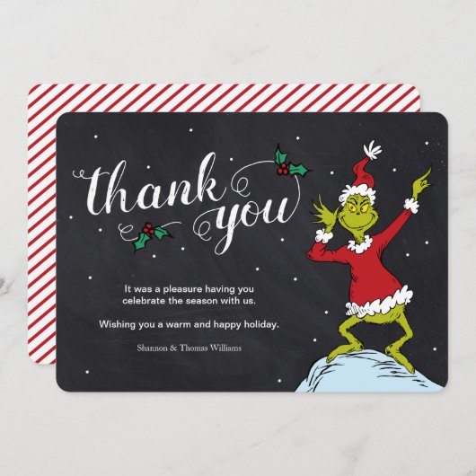 Dr. Seuss| Merry Grinchmas Hartelijk dank  (Voorkant / Achterkant)