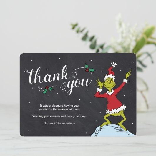 Dr. Seuss| Merry Grinchmas Hartelijk dank  (Staand voorkant)