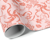 Dr. Seuss | Moederdag Bloemenpatroon Cadeaupapier (Rol Hoek)