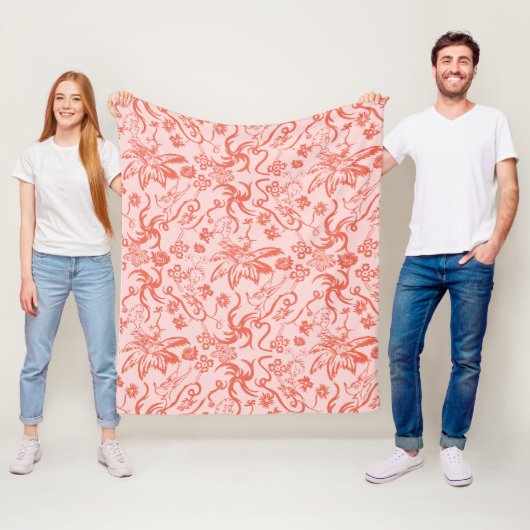 Dr. Seuss | Moederdag bloempatroon Fleece Deken (In situ)