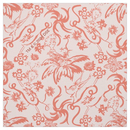 Dr. Seuss | Moederdag bloempatroon Stof (Swatch)