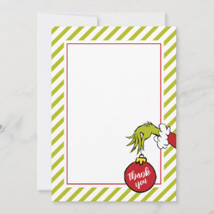 Dr. Seuss O jongen Grinch Baby Shower Dank je Bedankkaart