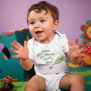 Dr. Seuss   Oh, Baby, de Plekken Waar Je Heengaat! Romper