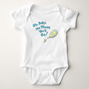 Dr. Seuss   Oh, Baby, de Plekken waar je naar toe  Romper