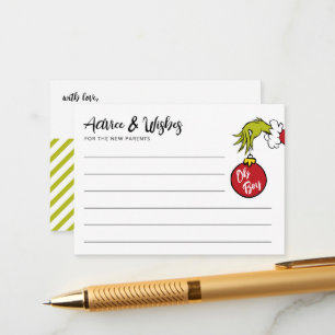 Dr. Seuss   Oh Boy Grinch Baby Advies Informatiekaartje