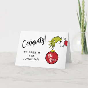 Dr. Seuss   Oh Boy Grinch Baby gefeliciteerd Kaart