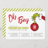 Dr. Seuss | Oh Boy Grinch Baby shower (Voorkant / Achterkant)