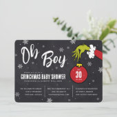 Dr. Seuss | Oh Boy Grinch Baby shower (Staand voorkant)
