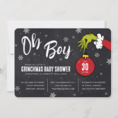 Dr. Seuss | Oh Boy Grinch Baby shower (Voorkant)