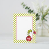Dr. Seuss | Oh Boy Grinch Baby Shower Bedankje Briefkaart (Staand voorkant)