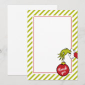 Dr. Seuss | Oh Boy Grinch Baby shower Dank je Bedankkaart (Voorkant / Achterkant)