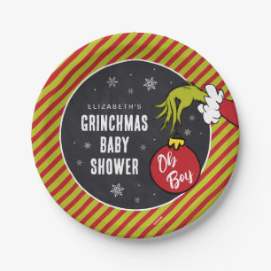 Dr. Seuss   Oh Boy Grinch Baby Shower Papieren Bor Bordje