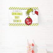 Dr. Seuss | Oh Boy Grinch Baby shower Spandoek (Insitu)