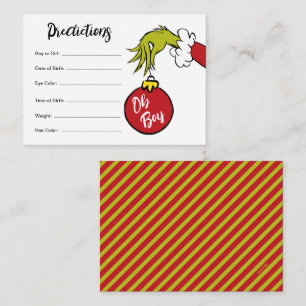 Dr. Seuss   Oh Boy Grinch Baby voorspellingen Informatiekaartje