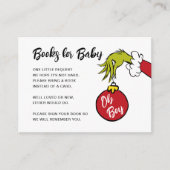 Dr. Seuss | Oh Boy Grinch Boeken voor Baby Informatiekaartje (Voorkant)