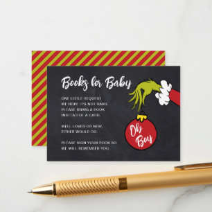 Dr. Seuss   Oh Boy Grinch Boeken voor Baby Informatiekaartje