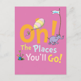 Dr. Seuss   Oh! De Plaatsen Parade Briefkaart
