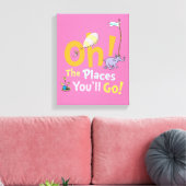 Dr. Seuss | Oh! De Plaatsen Parade Canvas Afdruk (Insitu (Woonkamer))