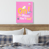 Dr. Seuss | Oh! De Plaatsen Parade Canvas Afdruk (Insitu (Slaapkamer))