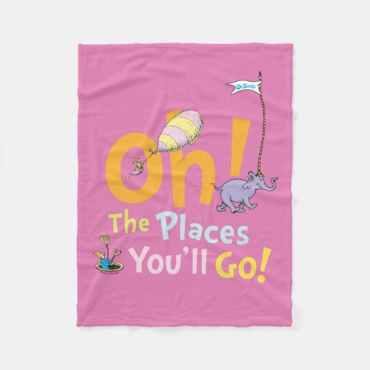 Dr. Seuss | Oh! De Plaatsen Parade Fleece Deken (Voorkant)