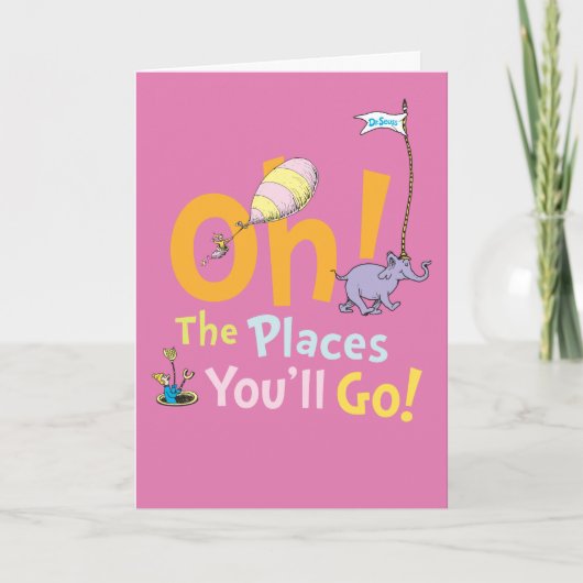 Dr. Seuss | Oh! De Plaatsen Parade Kaart (Voorkant)