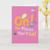 Dr. Seuss | Oh! De Plaatsen Parade Kaart (Gele Bloem)